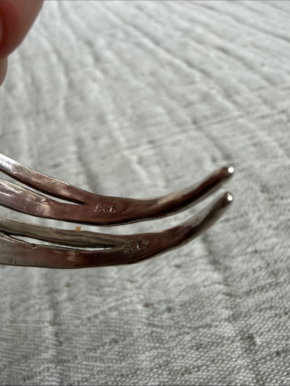 Catori Life Large Silver Hoops - Picture 5 of 6